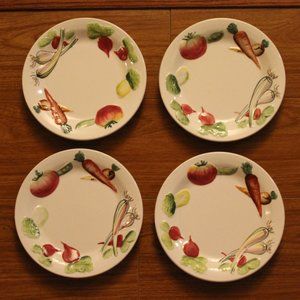Set of 4 Vintage Nasco Del Coronado Salad/Dessert Plates Japan